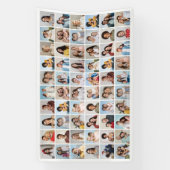 Creëer Your Ewn 60 Photo Collage Spandoek (Verticaal)