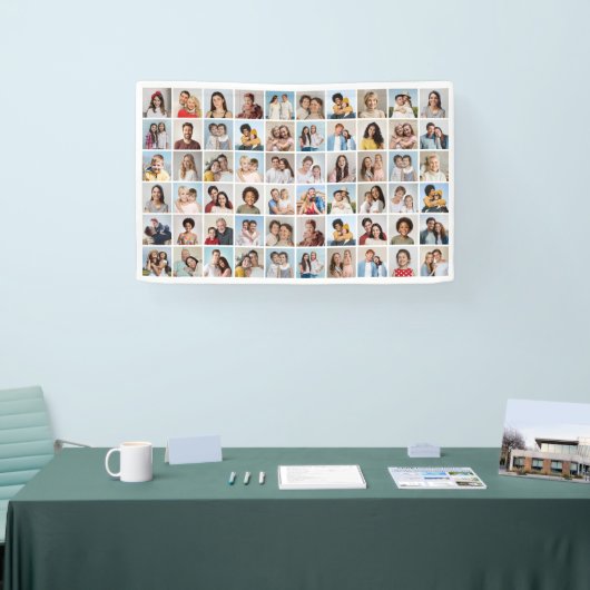 Creëer Your Ewn 60 Photo Collage Spandoek (Beurs)