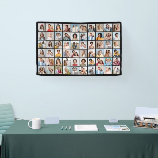Creëer Your Ewn 60 Photo Collage Spandoek (Beurs)