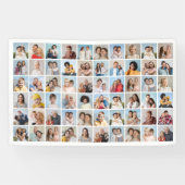 Creëer Your Ewn 60 Photo Collage Spandoek (Horizontaal)