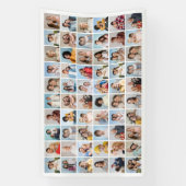 Creëer Your Ewn 60 Photo Collage Spandoek (Verticaal)