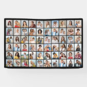 Creëer Your Ewn 60 Photo Collage Spandoek (Horizontaal)