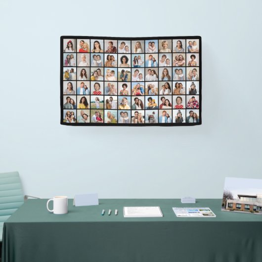 Creëer Your Ewn 60 Photo Collage Spandoek (Beurs)
