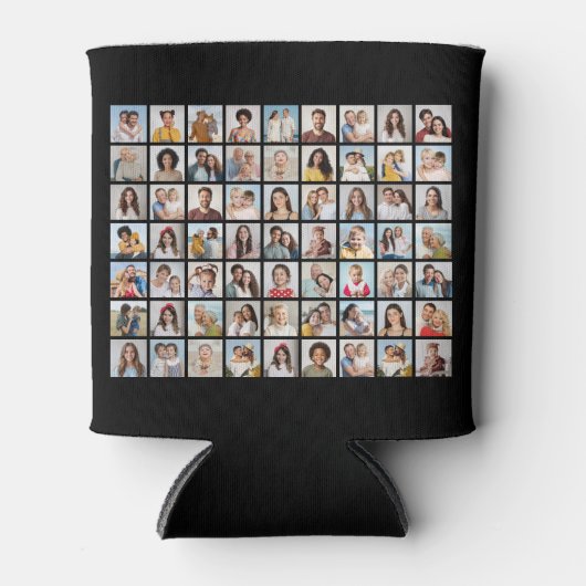 Creëer Your Ewn 63 Photo Collage Blikjeskoeler (Voorkant)