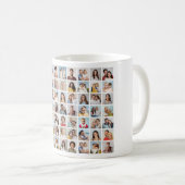 Creëer Your Ewn 63 Photo Collage Koffiemok (Voorkant rechts)