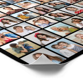 Creëer Your Ewn 63 Photo Collage Poster (Hoek)