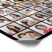 Creëer Your Ewn 63 Photo Collage Poster (Hoek)