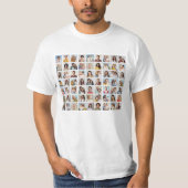Creëer Your Ewn 63 Photo Collage T-shirt (Voorkant)