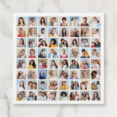 Creëer Your Ewn 64 Photo Collage Bedankjes Labels (Achterkant)