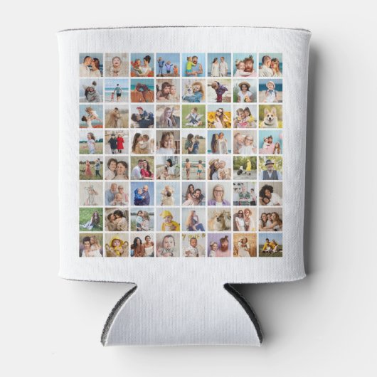 Creëer Your Ewn 64 Photo Collage Blikjeskoeler (Voorkant)