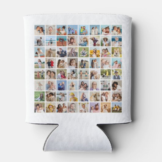 Creëer Your Ewn 64 Photo Collage Blikjeskoeler (Achterkant)