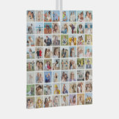 Creëer Your Ewn 64 Photo Collage Glas Ornament (Voorkant Rechts)