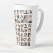 Creëer Your Ewn 64 Photo Collage Latte Mok (Rechterhoek)