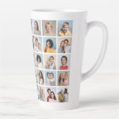 Creëer Your Ewn 64 Photo Collage Latte Mok (Rechts)