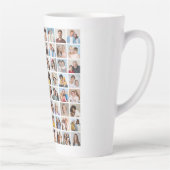 Creëer Your Ewn 64 Photo Collage Latte Mok (Rechts)