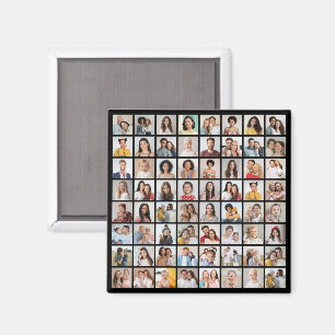 Creëer Your Ewn 64 Photo Collage Magneet