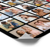 Creëer Your Ewn 64 Photo Collage Poster (Hoek)