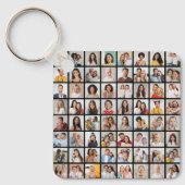 Creëer Your Ewn 64 Photo Collage Sleutelhanger (Voorkant)