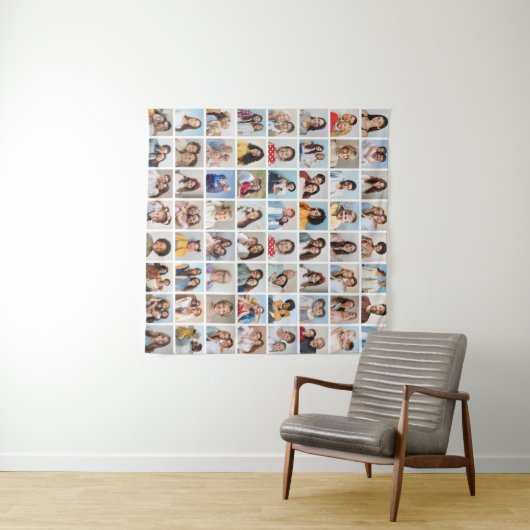 Creëer Your Ewn 64 Photo Collage Wandkleed (In Situ (horizontaal))