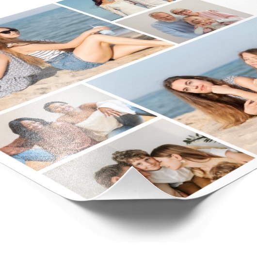 Creëer Your Ewn 6 Foto Collage Foto Uitbreiding Foto Afdruk (Hoek)