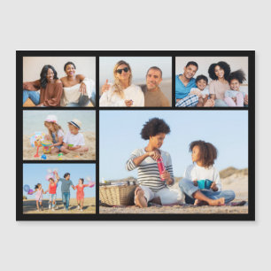 Creëer Your Ewn 6 Photo Collage Magnetic Kaart