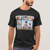 Creëer Your Ewn 6 Photo Collage Unisex T-shirt (Voorkant)