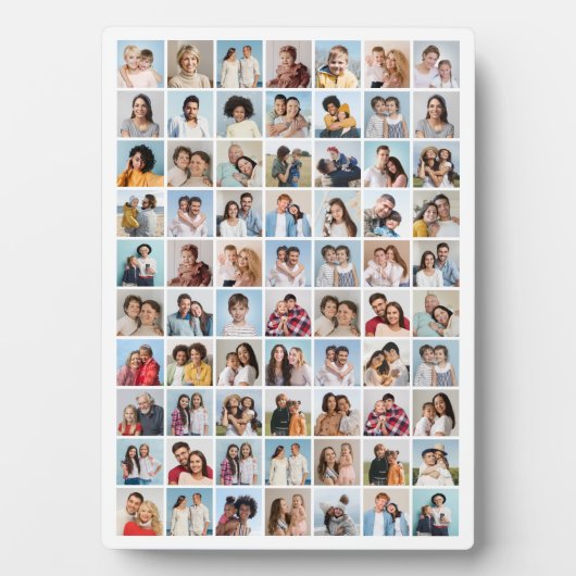 Creëer Your Ewn 70 Photo Collage Fotoplaat (voorkant)