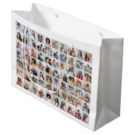 Creëer Your Ewn 70 Photo Collage Groot Cadeauzakje (Voorkant Gekanteld)