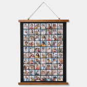 Creëer Your Ewn 70 Photo Collage Hangend Wandkleed (Voorkant)