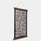 Creëer Your Ewn 70 Photo Collage Hangend Wandkleed (Gebogen)