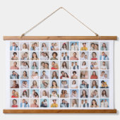 Creëer Your Ewn 70 Photo Collage Hangend Wandkleed (Voorkant)