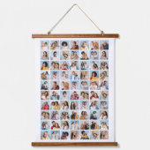 Creëer Your Ewn 70 Photo Collage Hangend Wandkleed (Voorkant)
