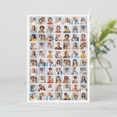 Creëer Your Ewn 70 Photo Collage Kaart (Staand voorkant)