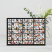Creëer Your Ewn 70 Photo Collage Kaart (Staand voorkant)