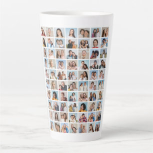 Creëer Your Ewn 70 Photo Collage Latte Mok