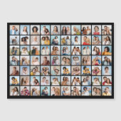 Creëer Your Ewn 70 Photo Collage Magnetic Kaart (Voorkant)