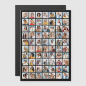 Creëer Your Ewn 70 Photo Collage Magnetic Kaart (Voorkant / Achterkant)