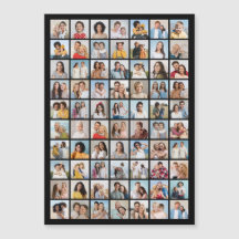 Creëer Your Ewn 70 Photo Collage Magnetic Kaart