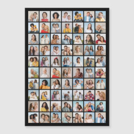 Creëer Your Ewn 70 Photo Collage Magnetic Kaart