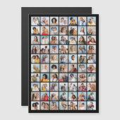 Creëer Your Ewn 70 Photo Collage Magnetische Uitnodiging (Voorkant / Achterkant)