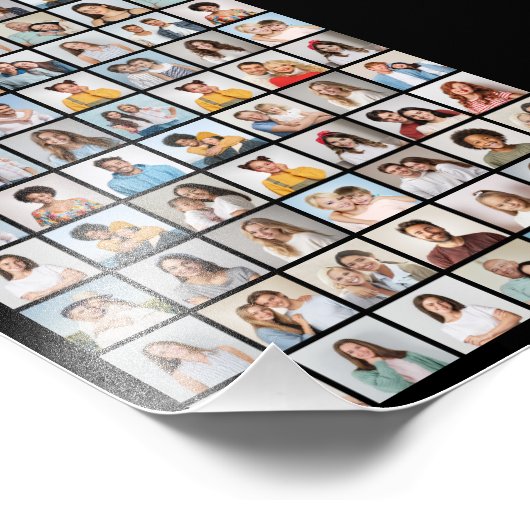 Creëer Your Ewn 70 Photo Collage Photo Enlargement Foto Afdruk (Hoek)