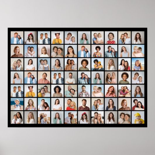 Creëer Your Ewn 70 Photo Collage Poster (Voorkant)