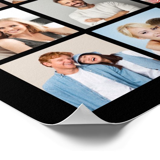 Creëer Your Ewn 70 Photo Collage Poster (Hoek)