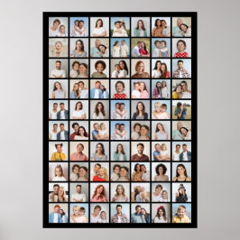 Creëer Your Ewn 70 Photo Collage Poster