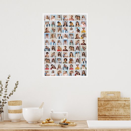 Creëer Your Ewn 70 Photo Collage Poster (Keuken)