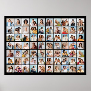 Creëer Your Ewn 70 Photo Collage Poster