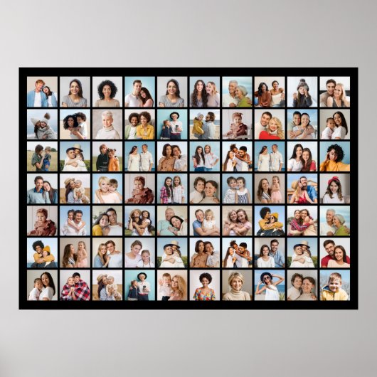Creëer Your Ewn 70 Photo Collage Poster (Voorkant)