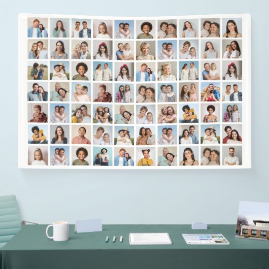 Creëer Your Ewn 70 Photo Collage Spandoek (Beurs)