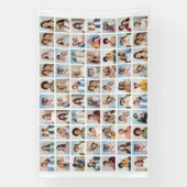 Creëer Your Ewn 70 Photo Collage Spandoek (Verticaal)