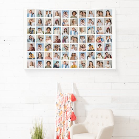 Creëer Your Ewn 70 Photo Collage Spandoek (Insitu)